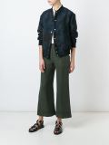 cropped flared trousers
