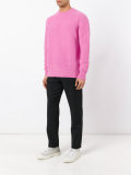 waffle knit jumper