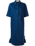 denim midi dress