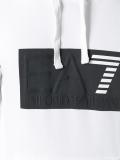 logo print hoodie 