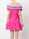 embroidered off-the-shoulder dress