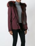 fur-trimmed hooded parka