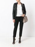 drawstring cropped trousers