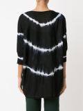 tie-dye print blouse