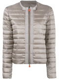 zipped padded jacket