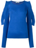 slit sleeves jumper