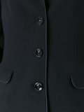 ruffle detail blazer