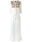 embroidered long dress