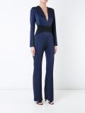 contrast waistband jumpsuit