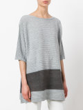 ribbed loose-fit T-shirt