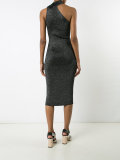 asymmetric halterneck dress