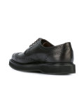 brogue detailed derby shoes
