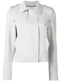 concealed placket jacket