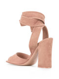 ankle tie sandals