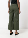 cropped wide leg trousers 