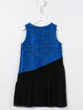 eye pleated dress