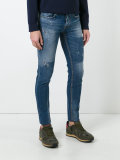distressed skinny jeans