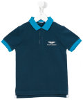 embroidered logo polo shirt