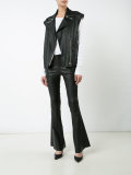 sleeveless biker jacket