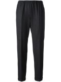 striped crop trousers 