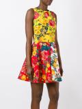 floral print flared dress