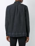 panelled polo shirt