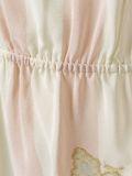 lace application striped body