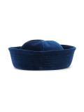 velvet panelled hat