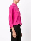 pocketed cropped shirt