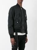 distressed bomber jacket 