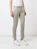 fitted chino trousers