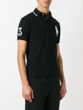 embroidered logo polo shirt 