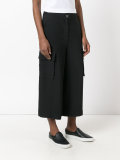 wide leg cropped pants