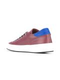 panelled lace-up sneakers