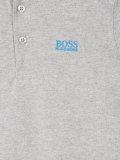 striped trim polo shirt