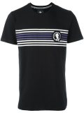striped print T-shirt