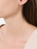 Illusion long drop earrings