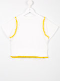 pom pom trim T-shirt 