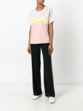 graphic floral detail top
