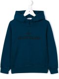 logo print hoodie