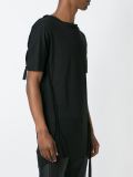 cutout hem T-shirt