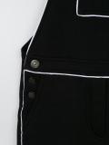 piped dungarees