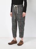 printed drawstring trousers 