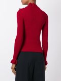 side opening ribbed sweater