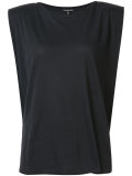 shoulder pads muscle T-shirt 