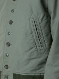 buttoned bomber jacket 