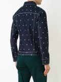 stars print denim jacket 