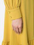 belted flared dress 