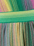 metallic pleated maxi dress