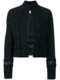sequin embellished cropped jacket